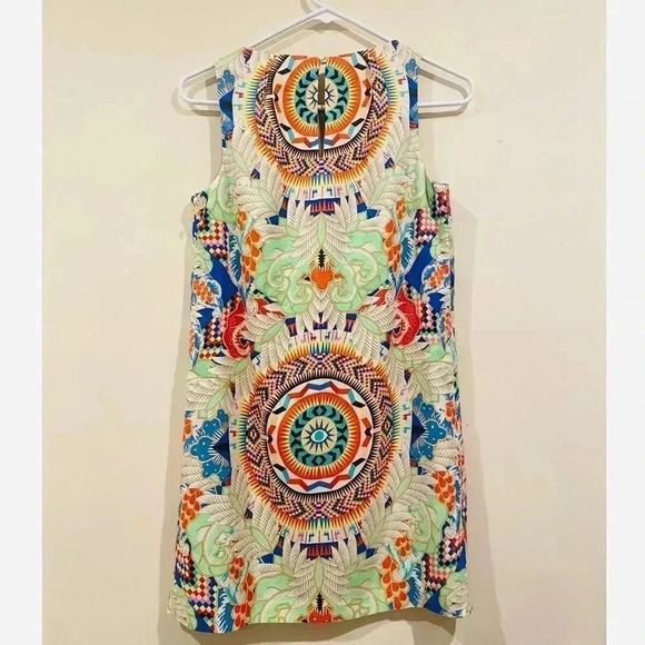 Mara Hoffman Neon Multicolor Shift Cocktail Dress - Picture 2 of 4